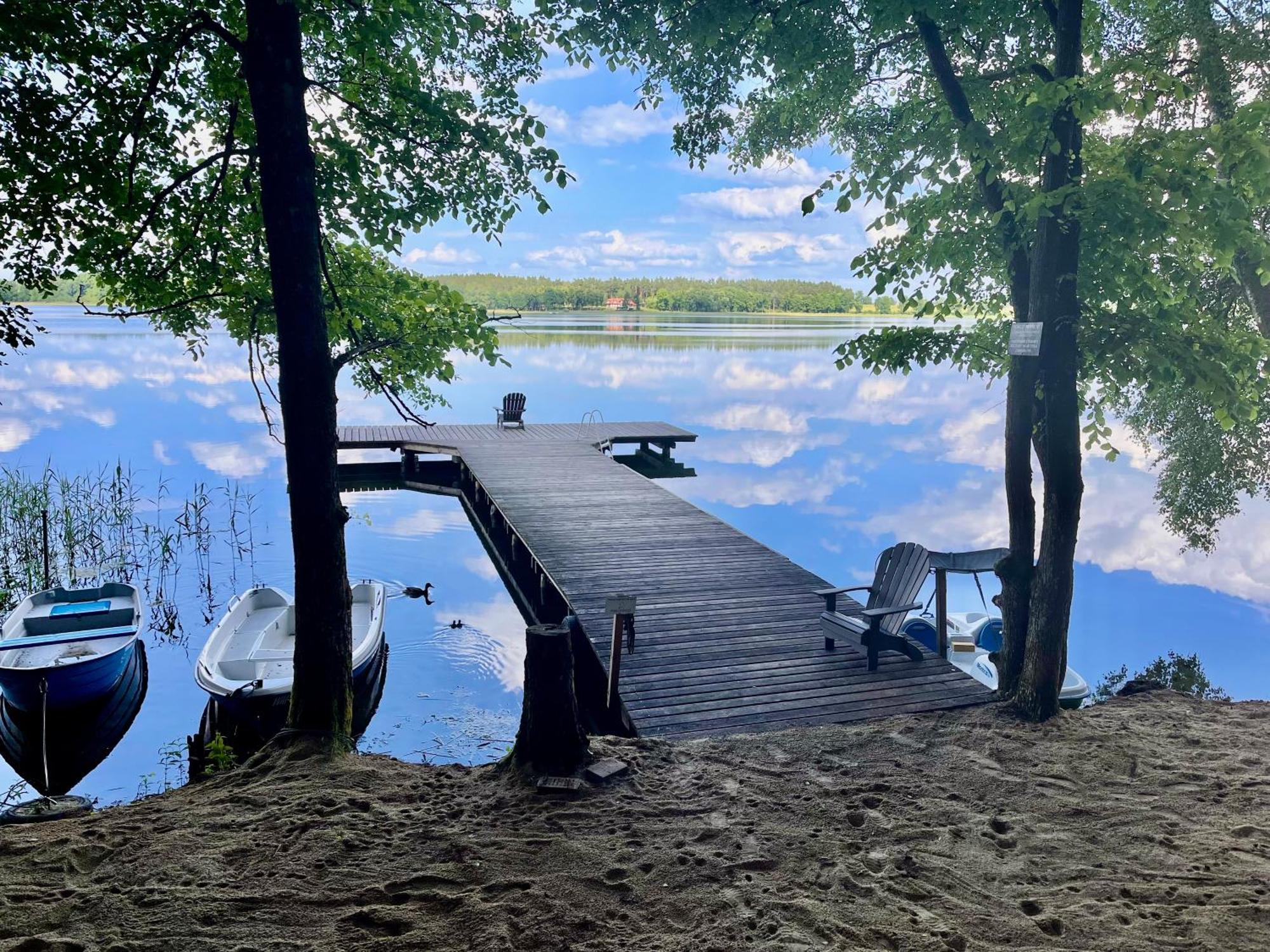 Mazursko - Komfortowe Apartamenty Nad Jeziorem, Sauna, Kominki Na Parterze Kretowiny Exteriör bild